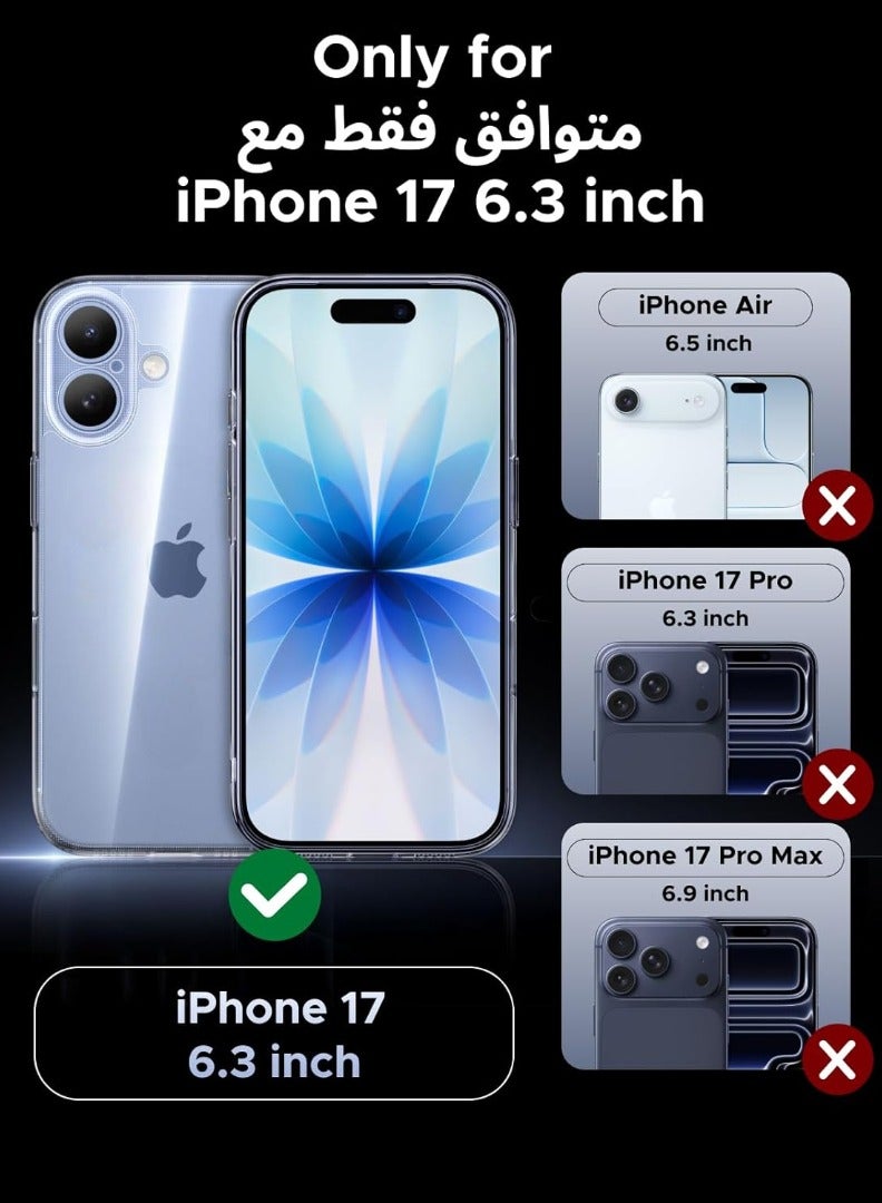 iPhone 17 Case Liquid Silicone Full-Body Protection Cover For iPhone 17 Smooth Finish Stylish Case with Microfiber Lining Cover For iPhone 17 6.3-inch - Image 2